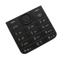 Keypad Nokia 208 - black (original)