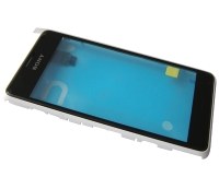 Front cover with touch screen Sony D2005/ D2004 Xperia E1/ D2105/ D2104/ D2114 Xperia E1 dual - white (original)