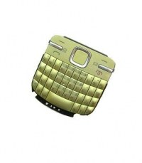 Keypad QWERTY Nokia C3-00 - green (original)