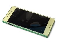 Front cover with touch screen and LCD display Sony F5121 Xperia X/ F5122 Xperia X Dual - lime (original)
