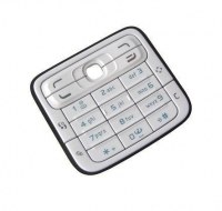Keypad Nokia N73 - white (original)