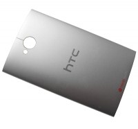 Back cover HTC One Dual SIM (802w) - silver (original)