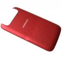 Battery cover Alcatel OT 997D - red (original)