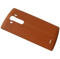 Leather battery cover LG H815  G4 - brown (original)