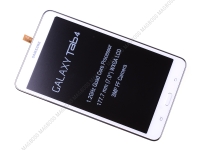 Front cover with touch screen and display Samsung SM-T230 Galaxy Tab 4 7.0 - white (original)