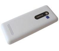 Battery cover Nokia 206 Asha - white (original)