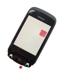 Front cover (witch touch) Nokia  C2-02/ C2-03/ C2-06/ C2-07/ C2-08/ C2-09- black (original)