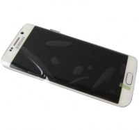 Touch Screen with LCD display (complete) Samsung SM-G925 Galaxy S6 Edge - white (original)