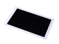 Front cover with touch screen and display Sony Xperia Tablet Z4 - SGP712 / SGP771 - white (original)