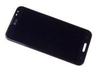 Front cover with touch screen and LCD display LG E986 Optimus G Pro - black (original)