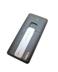 Battery cover for Sony Ericsson K770i - gray / silver (original)