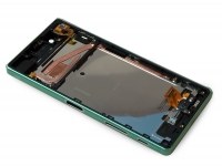 Front cover with touch screen and LCD display Sony F5121 Xperia X/ F5122 Xperia X Dual - white (original)