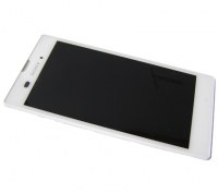 Front cover with touch screen and display Sony Xperia T3 D5102 / D5103 / D5106 Xperia T3 LTE - white (original)