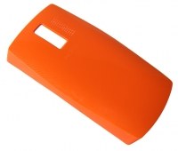 Battery cover Nokia 205 Asha - orange (original)
