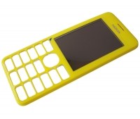 Front cover Nokia 206 Asha - yellow (original)