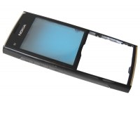 Front cover Nokia X2-00 - chrome (original)