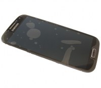 Front cover with touch screen and LCD display Samsung I9505 Galaxy S4 LTE - black edition (original)