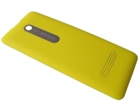 Battery cover Nokia 301/ 301 Dual SIM - yellow (original)
