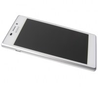Front cover with touch screen and LCD display Sony D2303/ D2305/ D2306 Xperia M2 - white (original)