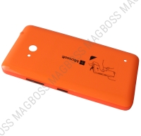 Battery cover Microsoft Lumia 640/ Lumia 640 Dual SIM - orange (original)