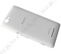 Battery cover Sony C2004/ C2005 Xperia M Dual - white (original)