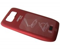 Battery cover Nokia E63 - red (original)