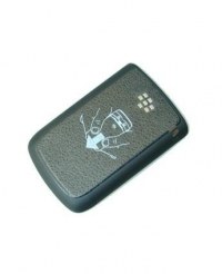 Battery Cover BlackBerry 9700/9780 - leather black (original)