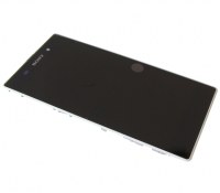 Front cover with touch screen and LCD display Sony C6902/ C6903/ C6906 Xperia Z1 - white (original)