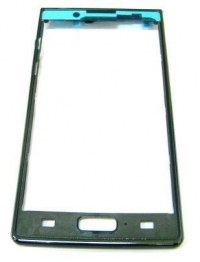 Front cover LG P700 Optimus L7 - black (original)