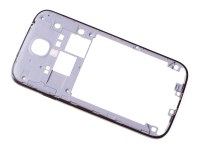 Middle cover Samsung I9505 Galaxy S4 LTE - deep black (original)