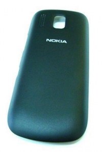 Battery cover Nokia 203 Asha - black (original)