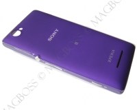 Battery cover Sony C1904/ C1905 Xperia M - purple (original)