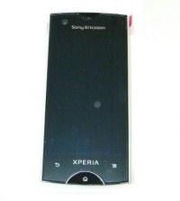 Front cover with lcd display Sony Ericsson ST18I XPERIA RAY - white (original)