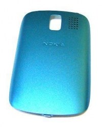 Cover battery Nokia 302 Asha - mid blue (original)