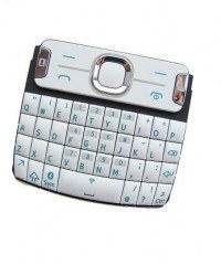 Keypad QWERTY Nokia 302 - white (original)