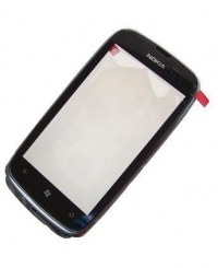 Frontcover+ touch screen Nokia Lumia 610 - black (original)