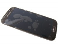 Front cover with touch screen and LCD display Samsung I9506 Galaxy S4 LTE+ - brown (original)
