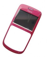 Front cover Nokia C3-00 - pink (original)