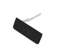 USB cover Sony ST27i Xperia Go - black (original)