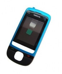Front cover Nokia C2-05 - blue (original)