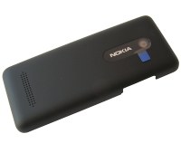 Battery cover Nokia 206 Asha Dual SIM - black (original)