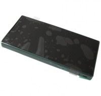 Front cover with touch screen and display LCD Sony E5803/ E5823 Xperia Z5 Compact - black (original)
