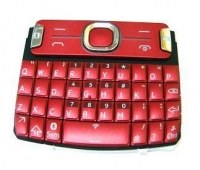 Keypad QWERTY Nokia 302 Asha - plum red (original)