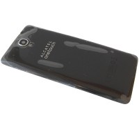 Battery cover Alcatel OT 6043D One Touch Idol X + - black (original)