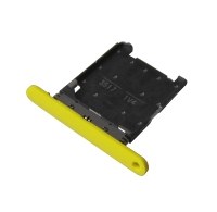 SIM tray Nokia Lumia 720 - yellow (original)