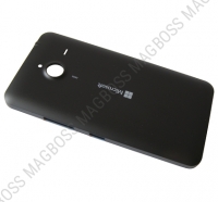 Battery cover Microsoft Lumia 640 XL - black (original)