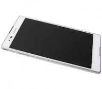 Front cover with touch screen and LCD display Sony D5303/ D5306 Xperia T2 Ultra - white (original)