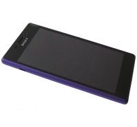 Front cover with touch screen and LCD display Sony D2303/ D2305/ D2306 Xperia M2 - purple (original)