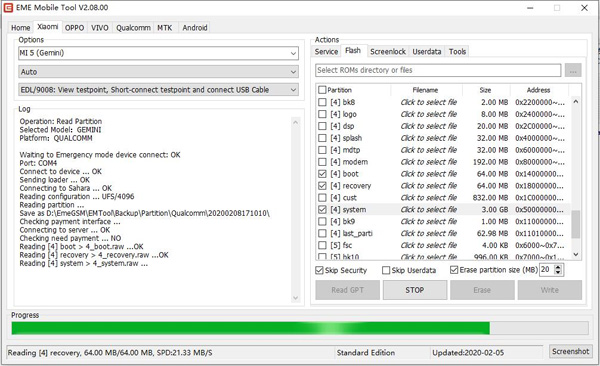 EME Mobile Tool (EMT) standard